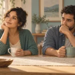 Pareja que interpreta de manera diferente una misma situación